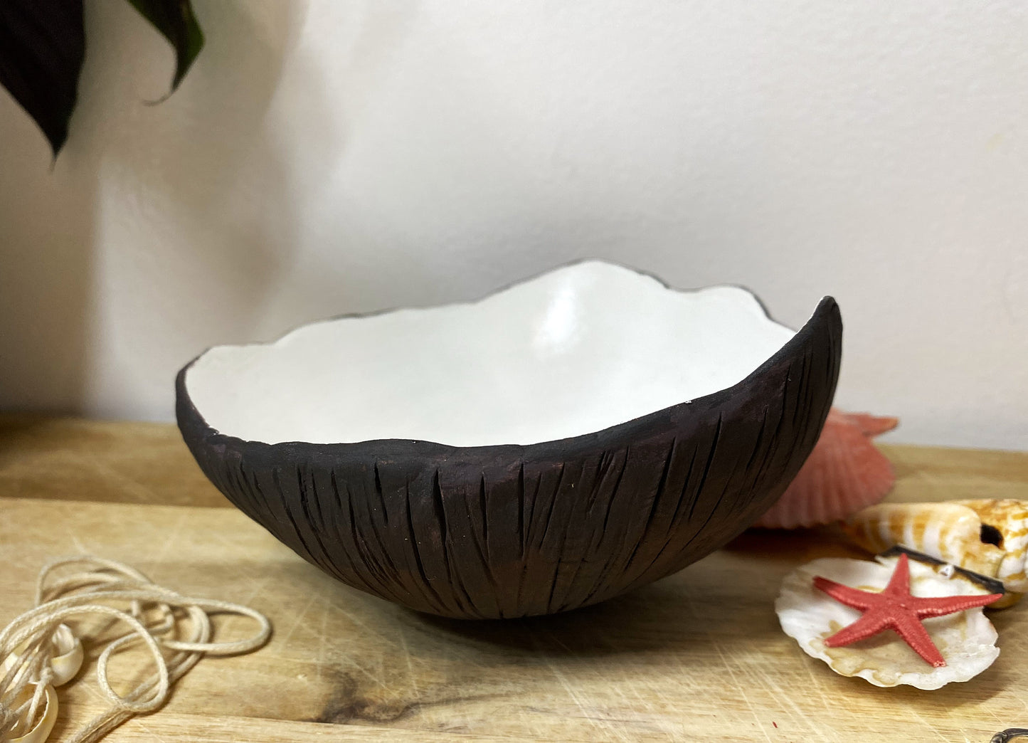 handmade coconut jewellery tray ellariajade