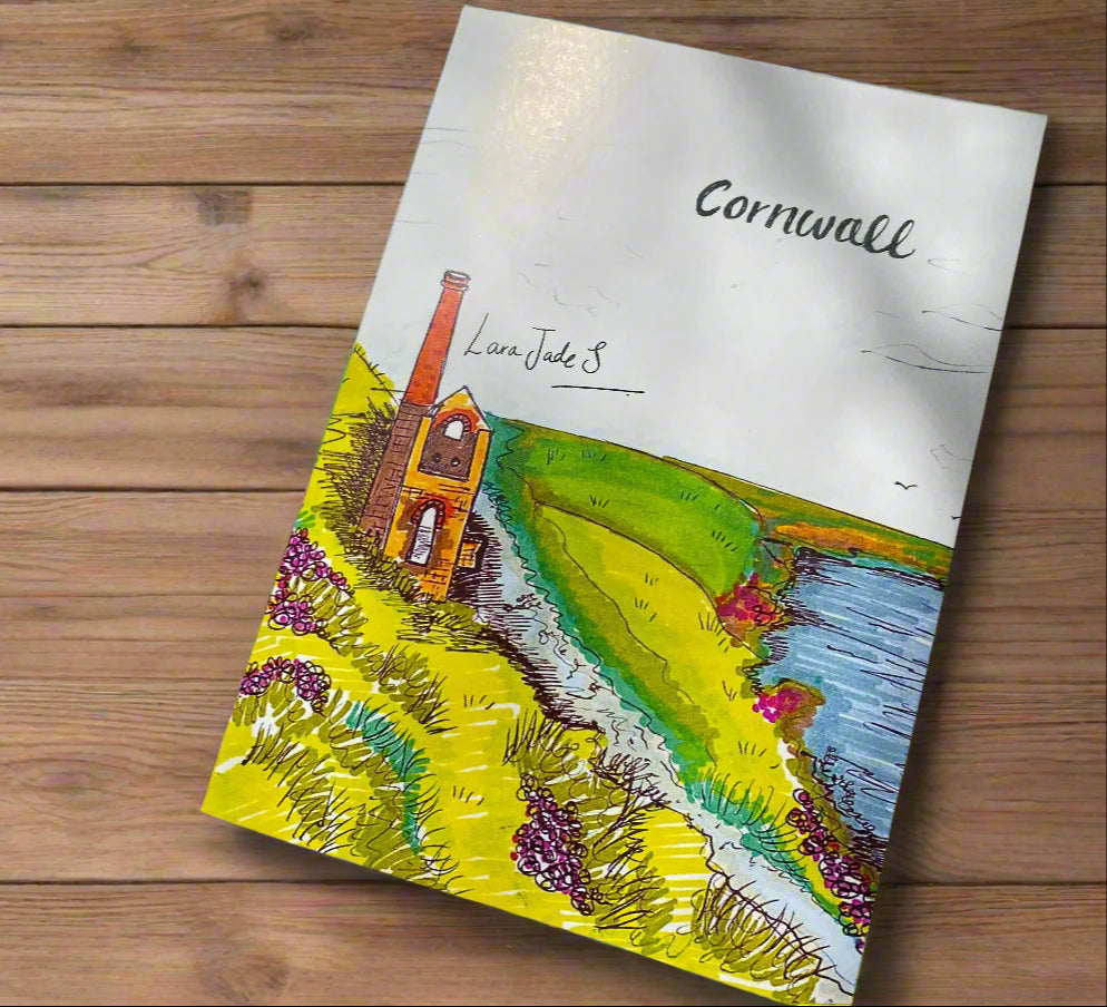 Cornwall Mine Ruins Art Eco Greeting Card